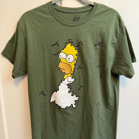 Homer Simpson in the Bushes t-shirt - Picture 1 of 5